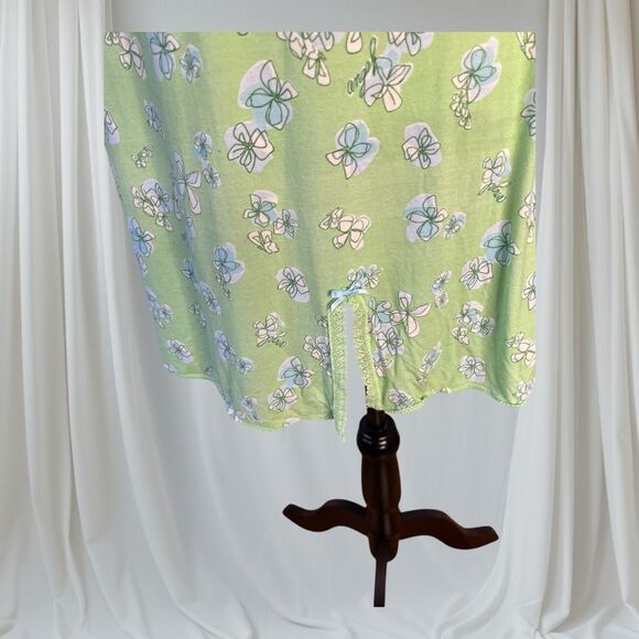 Vintage Victoria's Secret Angels Women's Large Green Slip Dress Mini Sleeveless - Picture 5 of 10